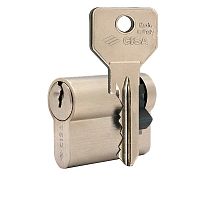 Циліндр половинка CISA C2000 45 (35*10) нікель матовий 5 ключів